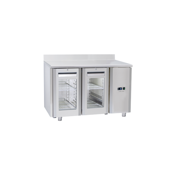 Πάγκος συντήρησης QRG 2200SG - GN 1/1 (ΑΠΟΜΑΚΡΥΣΜΕΝΗΣ ΣΥΝΔΕΣΗΣ REMOTE/ ΜΕ ΓΥΑΛΙΝΗ ΠΟΡΤΑ)